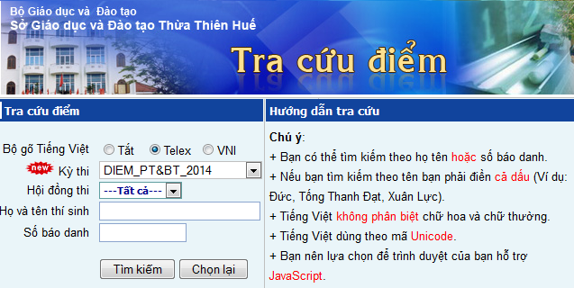 Kết quả tuyển sinh vào lớp 6 Trường THCS Nguyễn Tri Phương, lớp 10 Trường THPT chuyên Quốc Học và lớp 10 các trường công lập trên địa bàn thành phố Huế