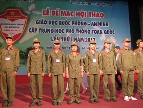 Bế mạc hội thao giáo dục quốc phòng - an ninh học sinh THPT toàn quốc lần thứ I tại tỉnh Đồng Nai