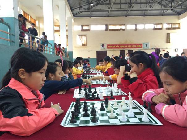Giải cờ vua học sinh và giáo viên tiểu học năm học 2015-2016 