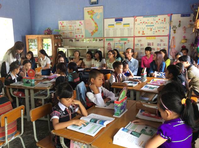 Trường Tiểu học số 1 Phước Sơn được Sở GDĐT chọn tổ chức đăng cai hội thảo mô  hình trường học mới