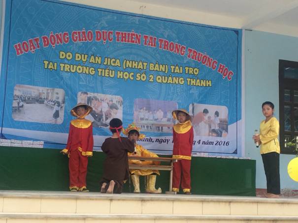 Hoạt động giáo dục phòng chống thiên tai và ứng phó với biến đổi khí hậu tại Trường Tiểu học Số 2 Quảng Thành huyện Quảng Điền