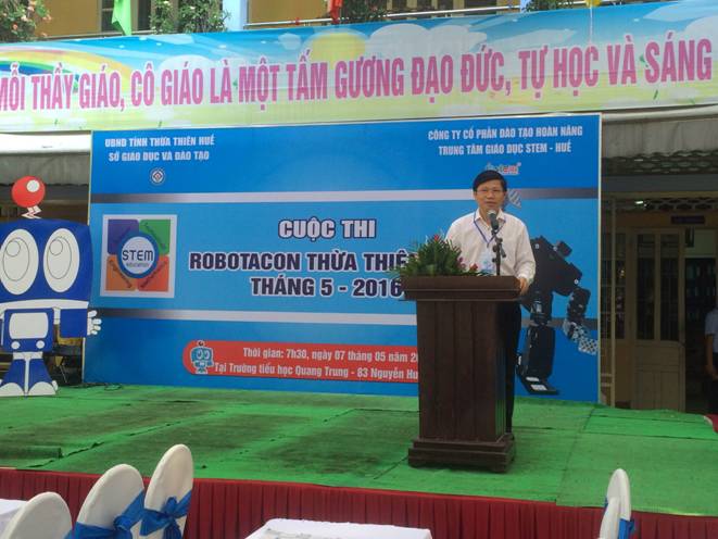Cuộc thi Robotacon dành cho học sinh tiểu học tỉnh Thừa Thiên Huế lần thứ nhất năm học 2015 - 2016