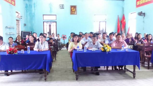 Trung tâm học tập cộng đồng xã Phú Dương, huyện Phú Vang tập huấn dạy học Tiếng Việt lớp 1 theo chương trình Công nghệ Giáo dục cho cộng đồng