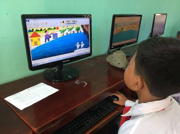 Giao lưu vẽ tranh bằng máy vi tính học sinh tiểu học tỉnh Thừa Thiên Huế năm học 2016-2017