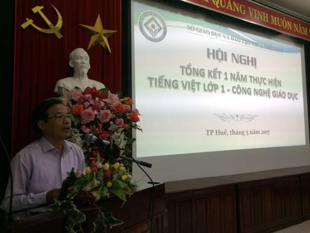 Hội nghị tổng kết 1 năm thực hiện Tiếng Việt lớp 1 – Công nghệ giáo dục