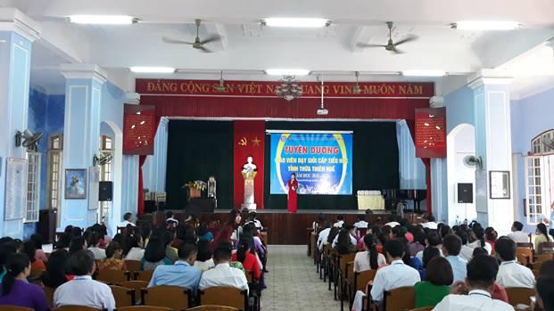 Tuyên dương Giáo viên dạy giỏi cấp tiểu học tỉnh Thừa Thiên Huế năm học 2018-2019