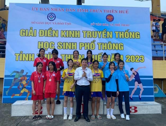 Tổng kết và trao thưởng - Giải Điền kinh học sinh phổ thông tỉnh Thừa Thiên Huế năm 2023