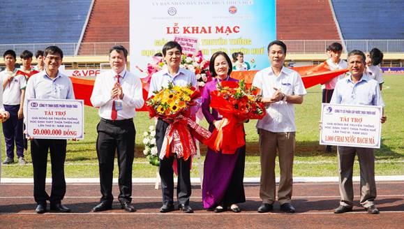 Khai mạc Giải Bóng đá truyền thống học sinh nam THPT tỉnh Thừa Thiên Huế năm 2023 