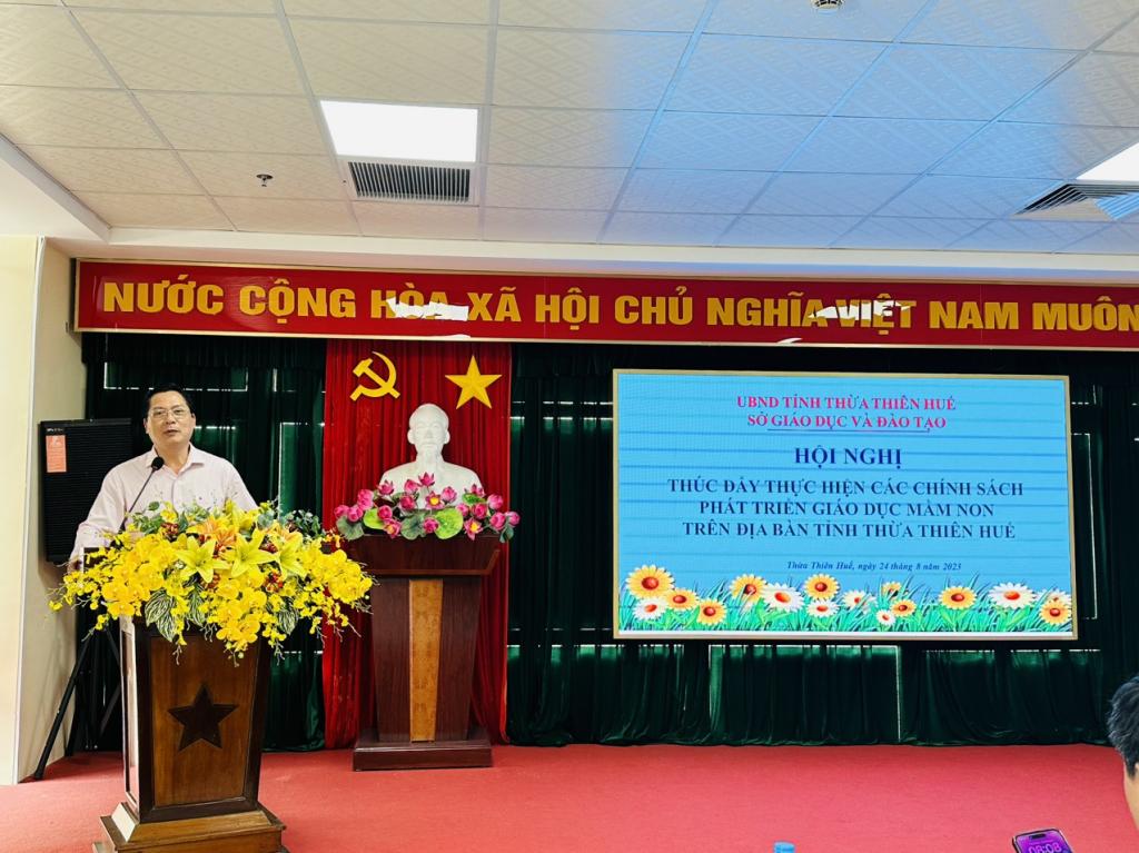 Hội nghị thúc đẩy các chính sách phát triển giáo dục mầm non trên địa bàn tỉnh Thừa Thiên Huế