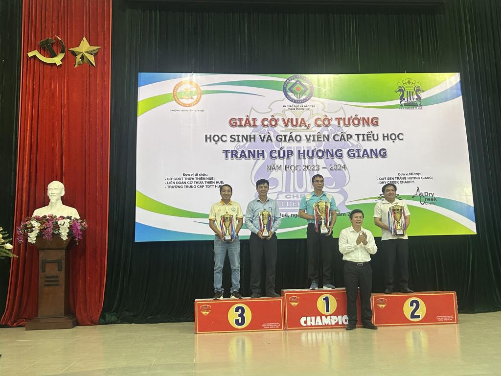 Giải cờ vua, cờ tướng giáo viên và học sinh cấp tiểu học tranh Cúp Hương Giang năm học 2023 – 2024