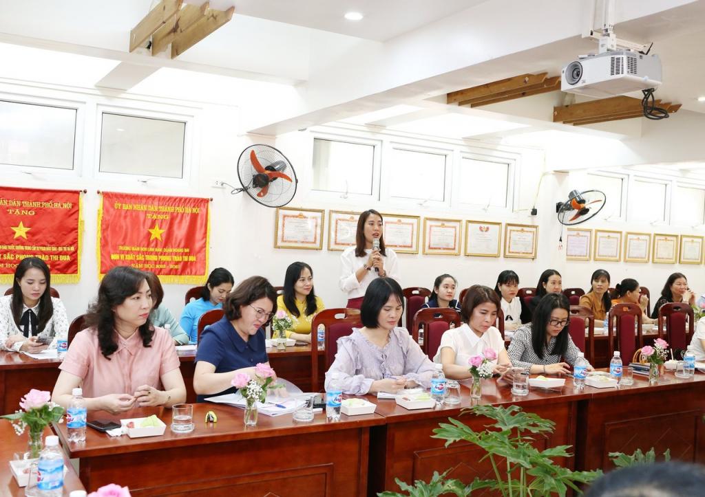 Tham quan, học tập kinh nghiệm quản lý, ứng dụng công nghệ thông tin và áp dụng các phương pháp giáo dục tiên tiến tại các trường mầm non trên địa bàn thành phố Hà Nội