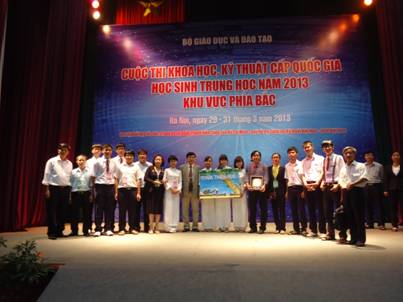 Kết quả đoàn Thừa Thiên Huế tham dự Cuộc thi Khoa học-Kỹ thuật cấp Quốc gia 2013